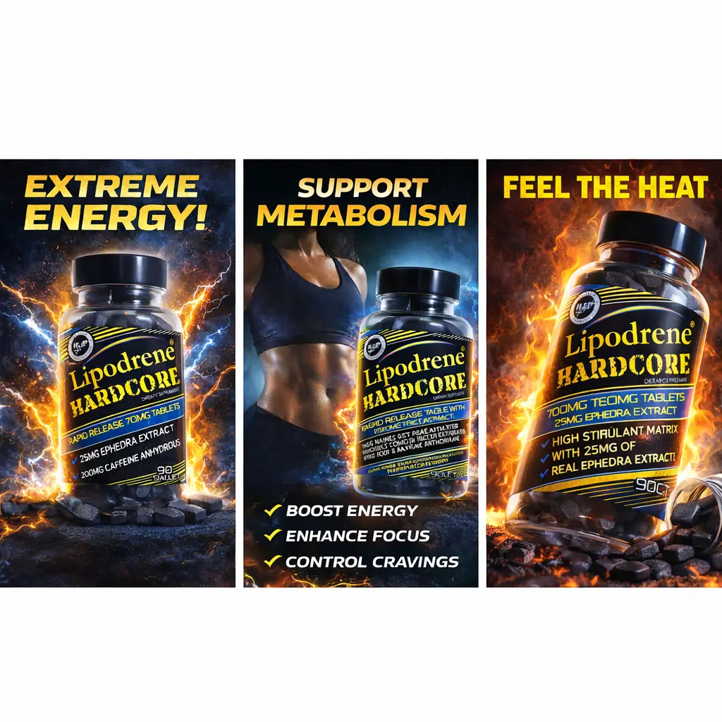 Lipodrene® Hardcore With Ephedra Weight Loss and Energy Enhancement - Image 5