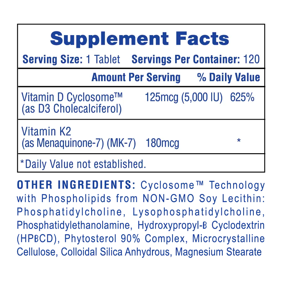 Mega Vitamin D3 + K2 - Image 2